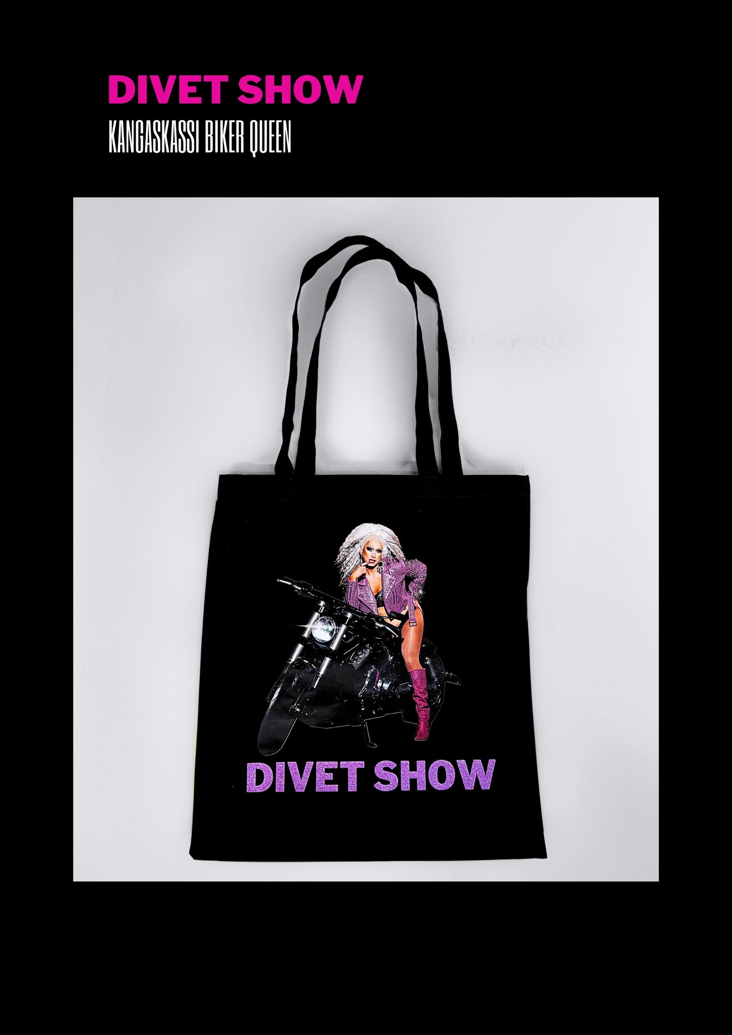 Divet Show Biker Queen -kangaskassi