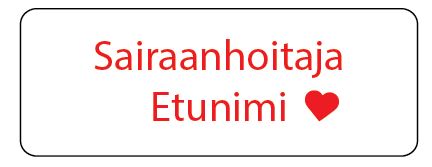 Nimineulat lähihoitaja/sairaanhoitaja