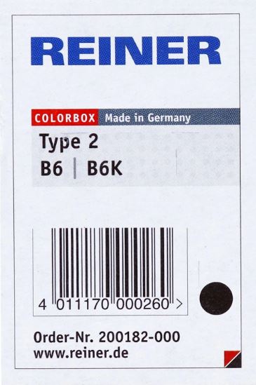 Reiner B6K -mustetyyny