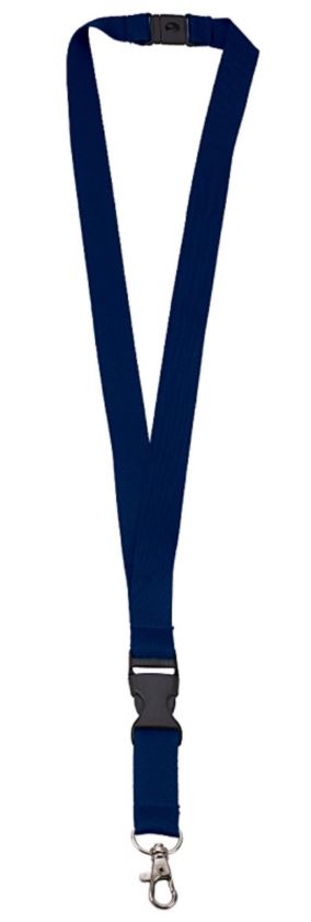 Kaulanauha papukaijaklipsillä ja turvalukolla, eri värejä