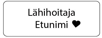 Nimineulat lähihoitaja/sairaanhoitaja