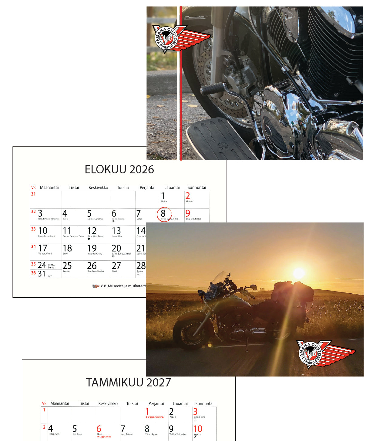 Seinäkalenteri YCCF