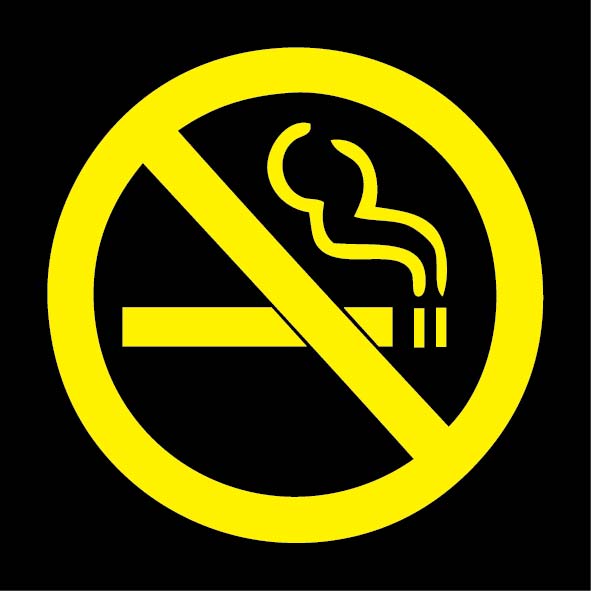 Ei tupakointia -kilpi/No smoking sign