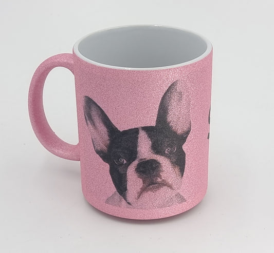 Glitter-väriset mukit -  omalla painatuksella