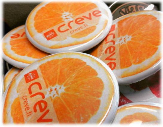 Kampanjanappi Ø 38 mm rintamerkki