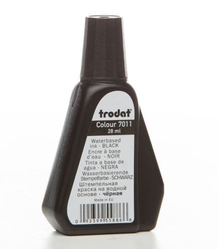 Leimasinmuste, täyttöpullo 28 ml
