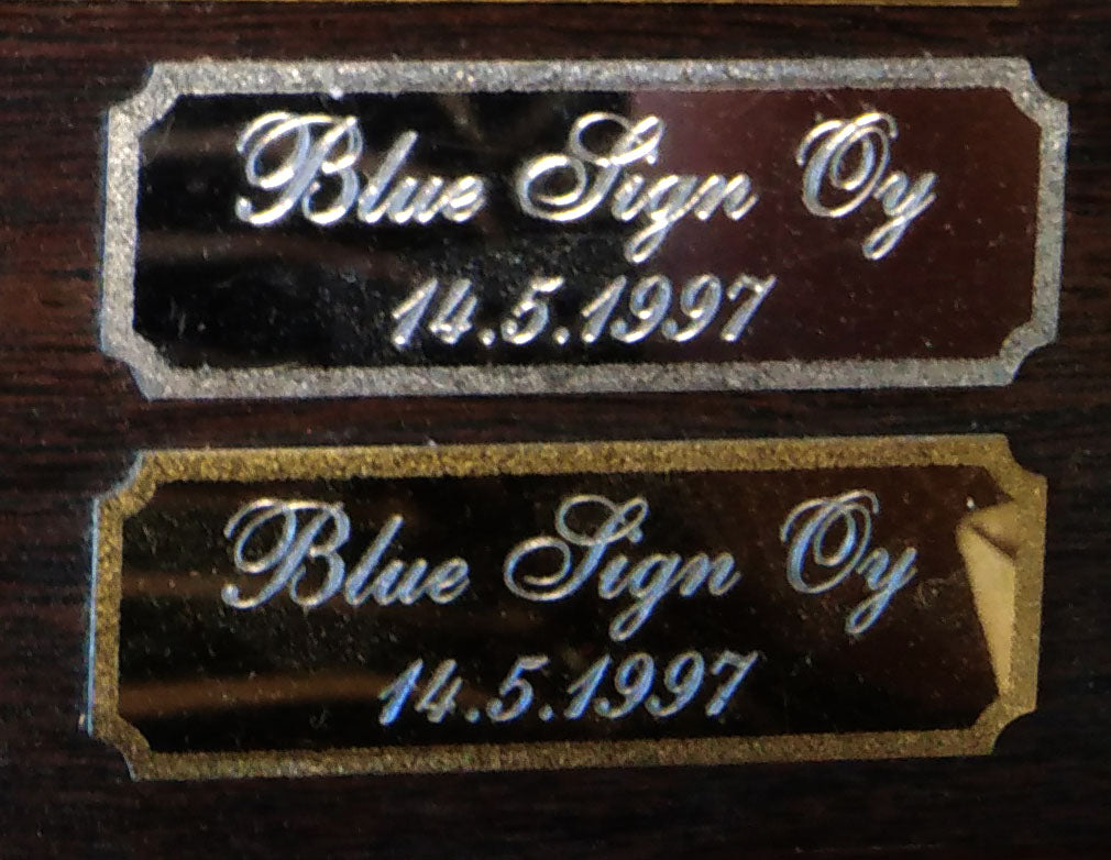 Palkintokilpi, messinkiä