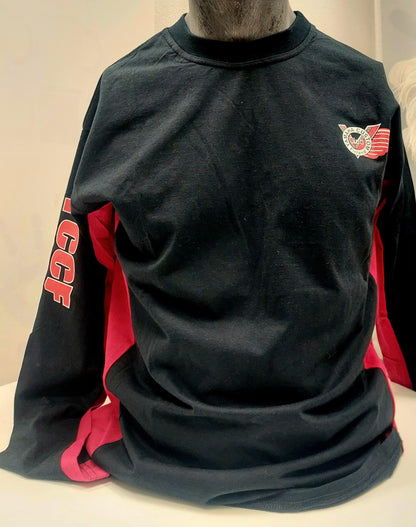 Miesten pitkähihainen t-paita YCCF