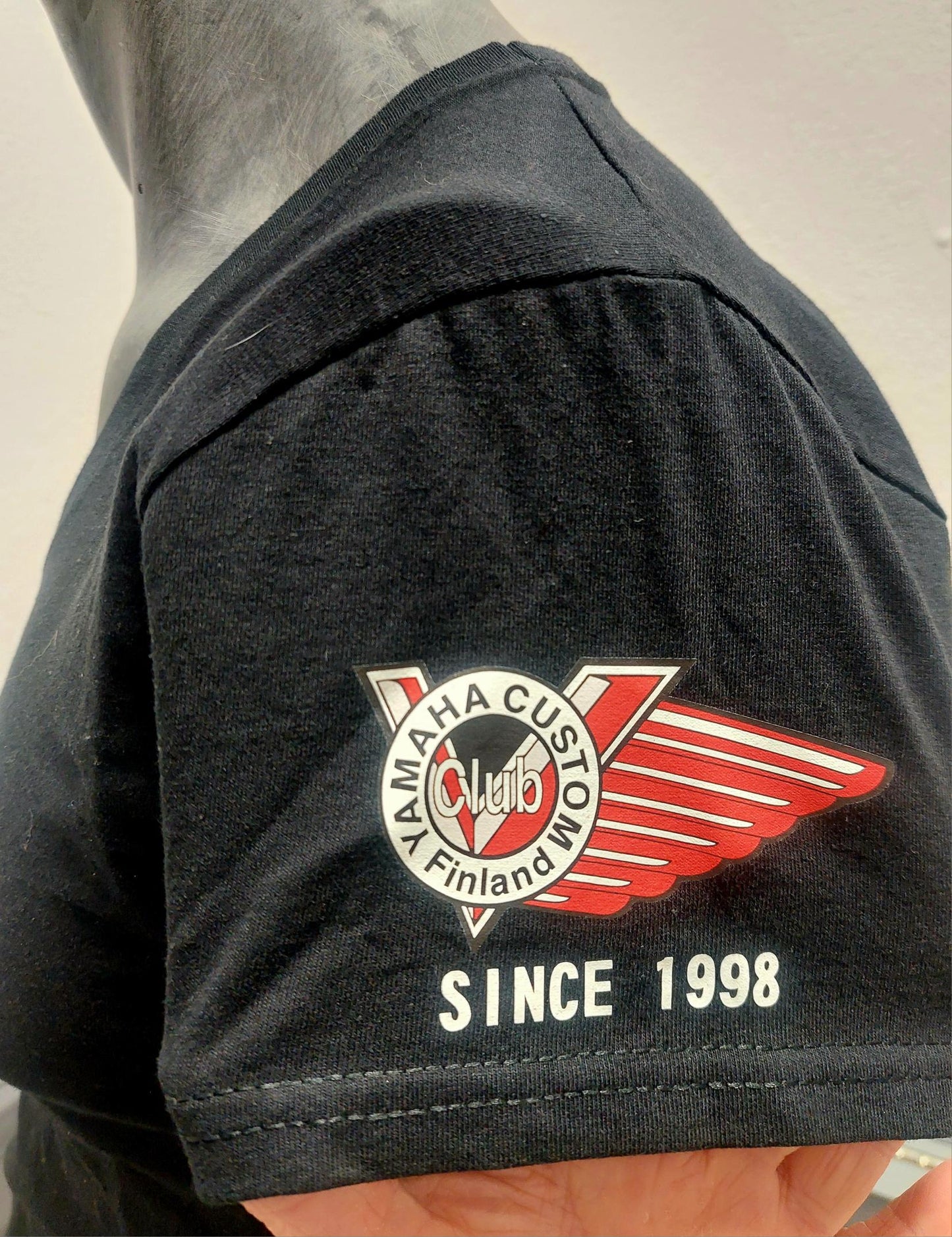 T-paita, valkoinen naisten, V-aukko YCCF