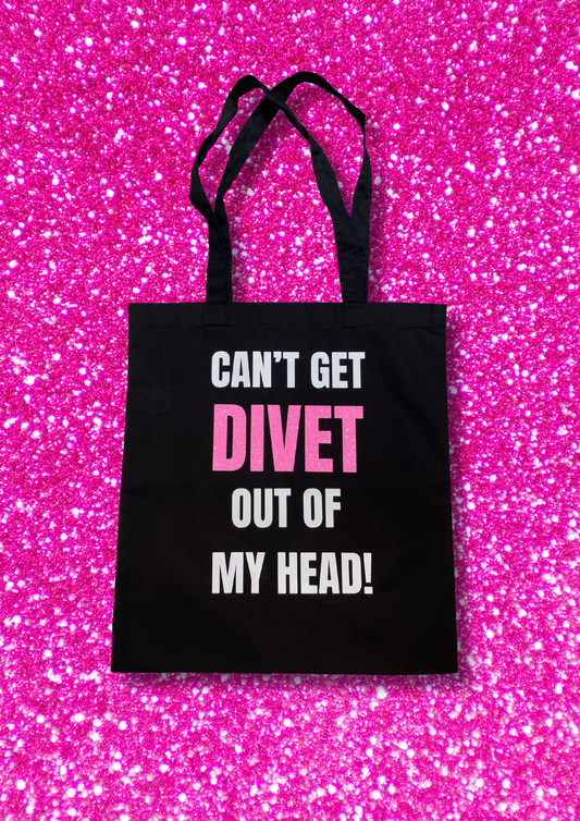 Divet Show kangaskassi Can't get Divet out of my head!