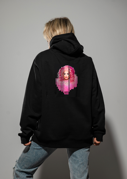 Divet Show Pink Diva -huppari vetoketjulla