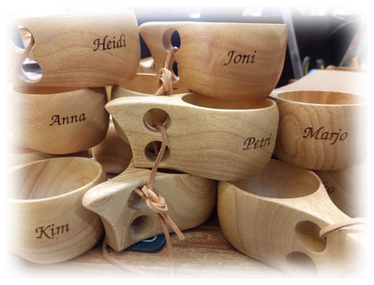 Kuksa kaiverrettuna