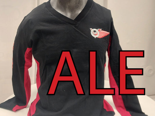 Naisten pitkähihainen t-paita V-aukko YCCF