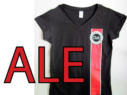 T-paita, musta naisten, V-aukko YCCF