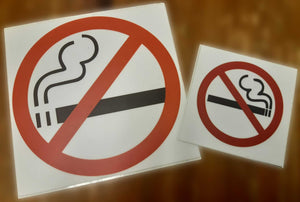 Ei tupakointia -tarrat