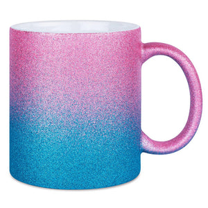 Glitter-väriset mukit -  omalla painatuksella
